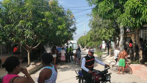 Autoridades inspeccionaron el lugar de los hechos.