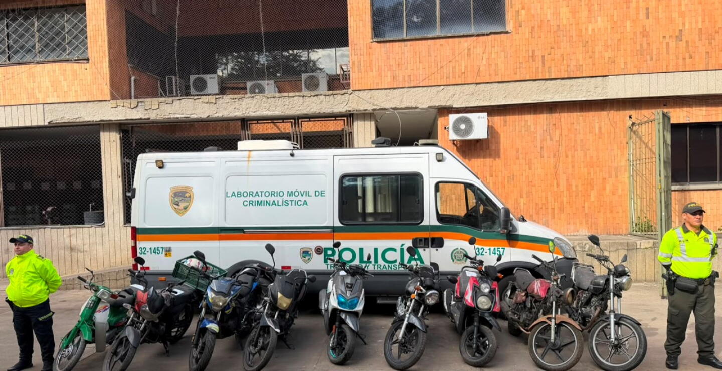 Motocicletas robadas entre 2024 y 2026 aparecieron en los patios de Tránsito de Bucaramanga
