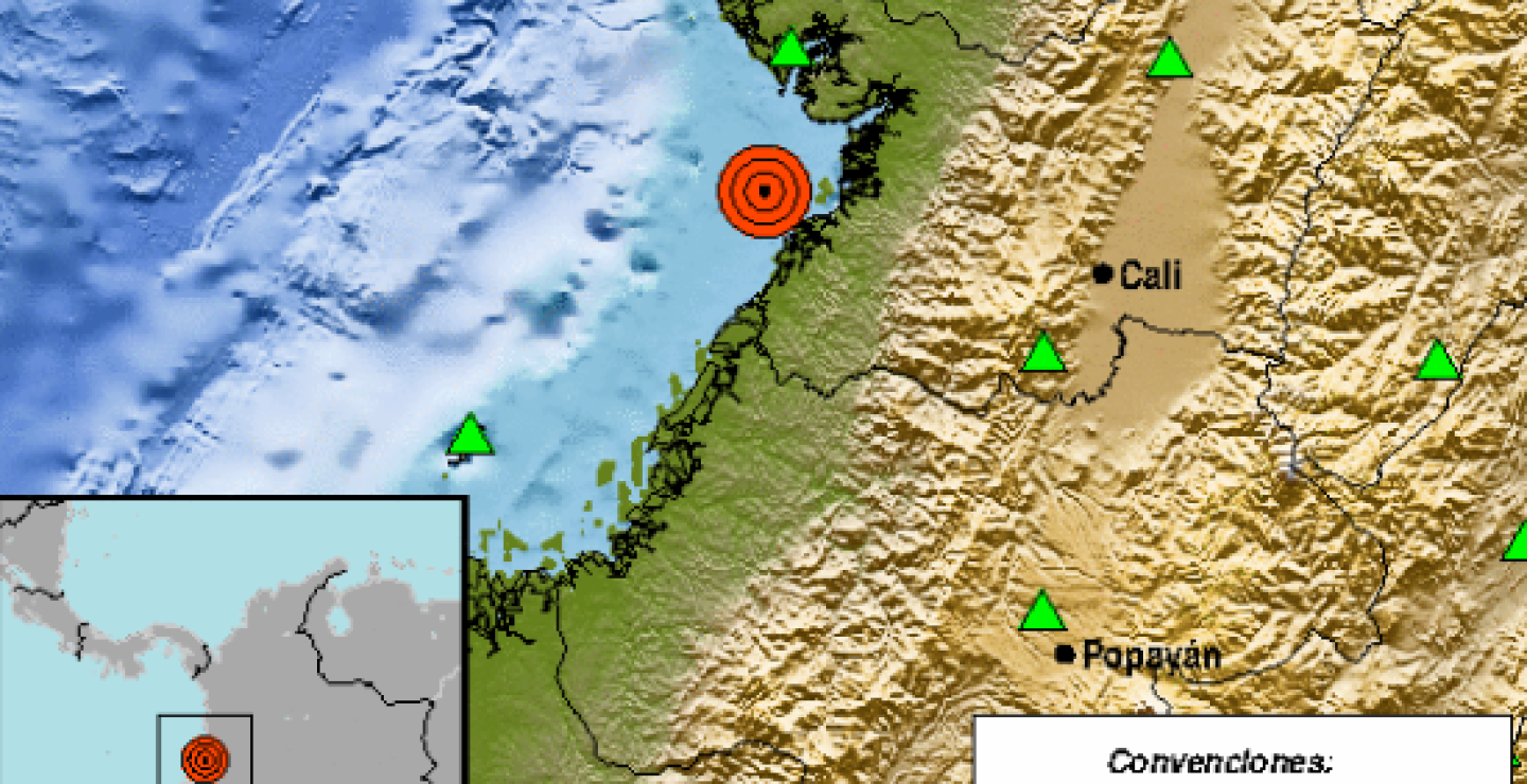 Temblor en cercanías de Buenaventura