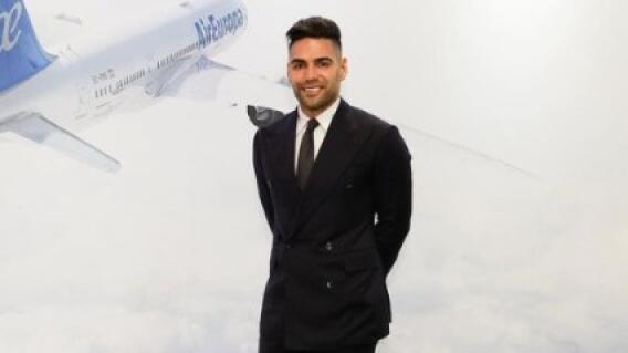 Falcao García, delantero de Millonarios FC. Falcao García, delantero de Millonarios FC.