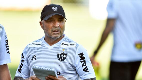 Atletico Mineiro Presents New Coach Jorge Sampaoli Atletico Mineiro Presents New Coach Jorge Sampaoli