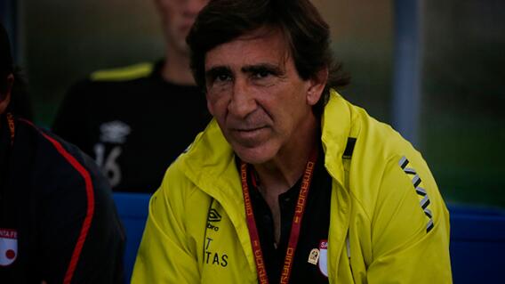 241698_Gustavo Costas, entrenador de Santa Fe. 241698_Gustavo Costas, entrenador de Santa Fe.