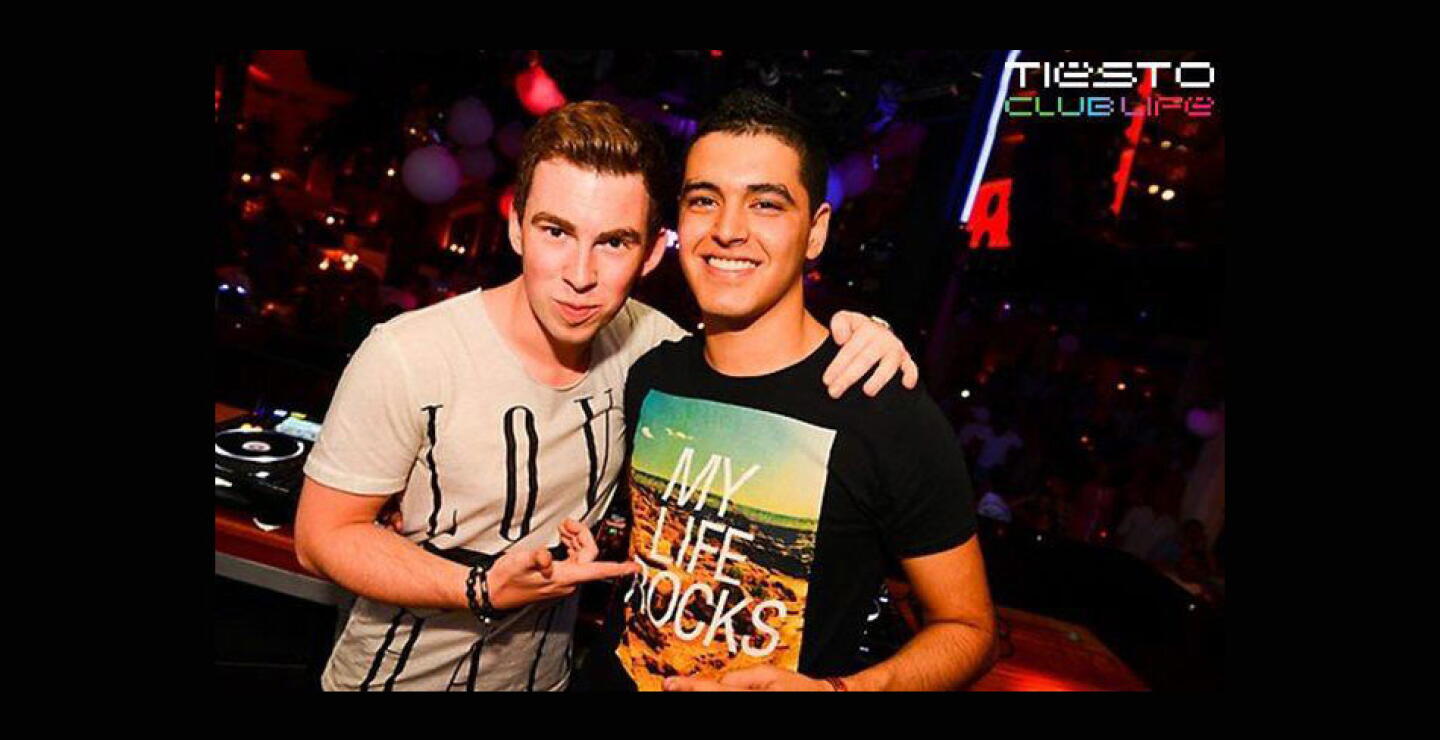 Moska (derecha) y Hardwell.
