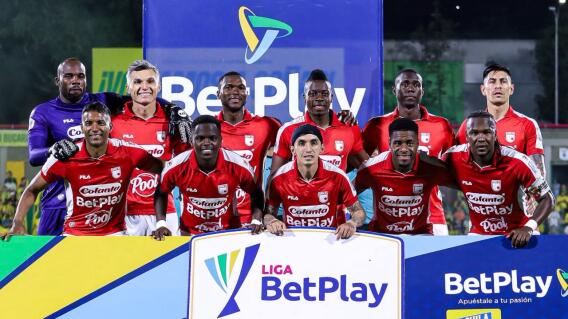 La formación titular de Santa Fe en su visita al Bucaramanga por la fecha 14 de la Liga BetPlay I-2026.