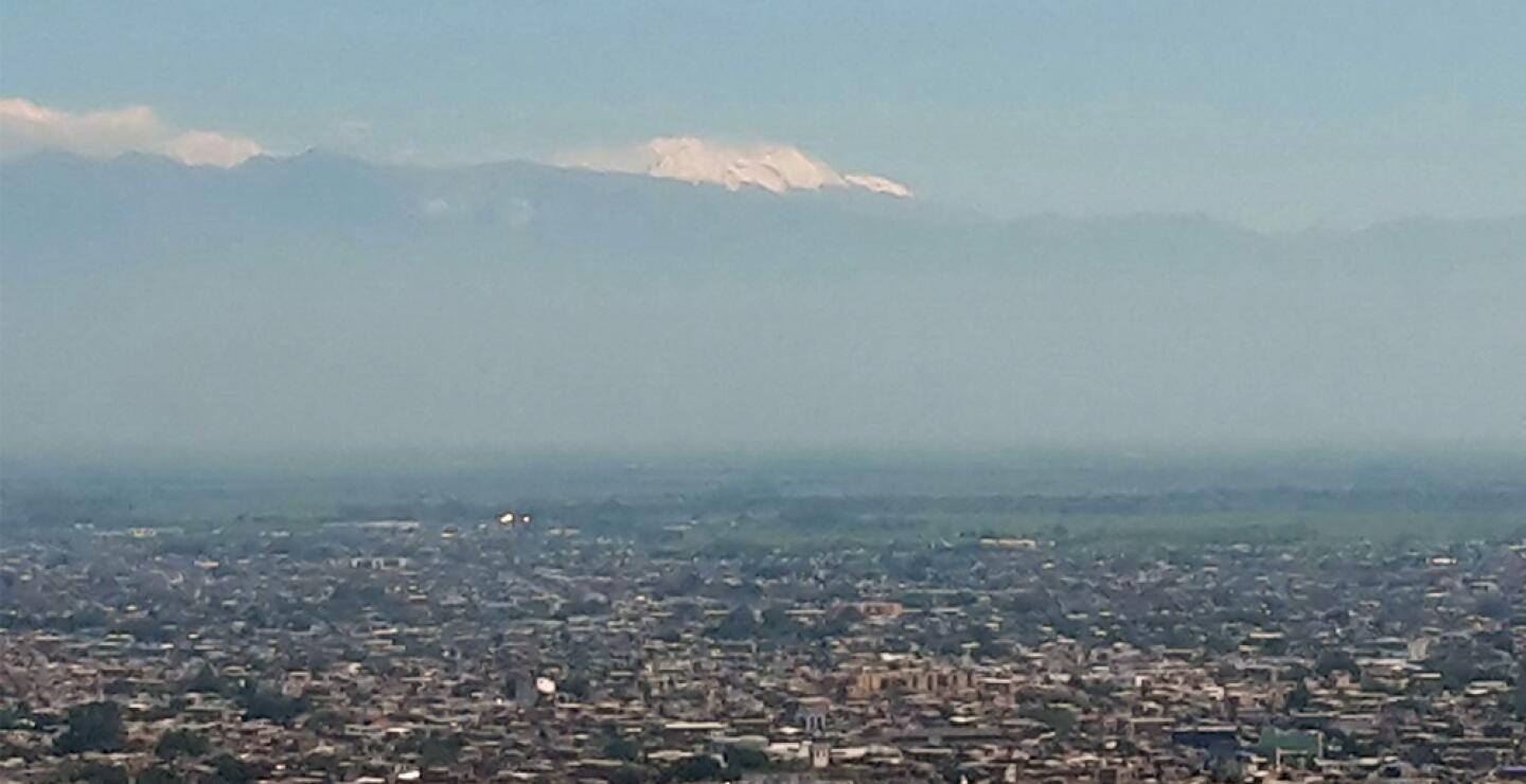 277080_Vista del Nevado del Huila desde Cali. Foto: Blu Radio.