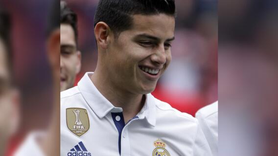 3779_La Kalle - Foto de James con Piso 21 - Foto: AFP 3779_La Kalle - Foto de James con Piso 21 - Foto: AFP