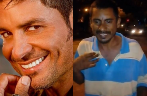 314338_BLU Radio.Chayanne- Habitante de calle canta igual al artista/ Foto:Facebook Chayanne-Captura de video