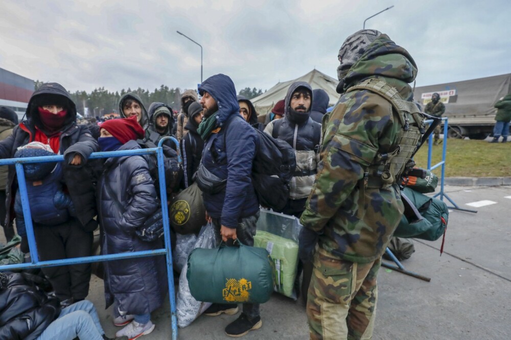 Migrantes en Polonia