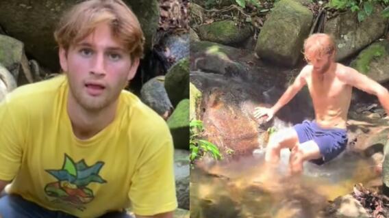 El danés de 22 años que compró un terreno en Colombia con su propio arroyo: "Una ganga" El danés de 22 años que compró un terreno en Colombia con su propio arroyo: "Una ganga"