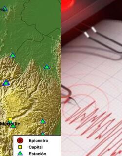 Temblor en Colombia en la madrugada de este 18 de febrero: epicentro en municipio antioqueño