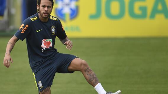 335430_BLU Radio. Neymar en entrenamiento // Foto: AFP