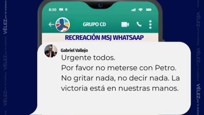 Mensaje de Gabriel Vallego al Centro Democrático