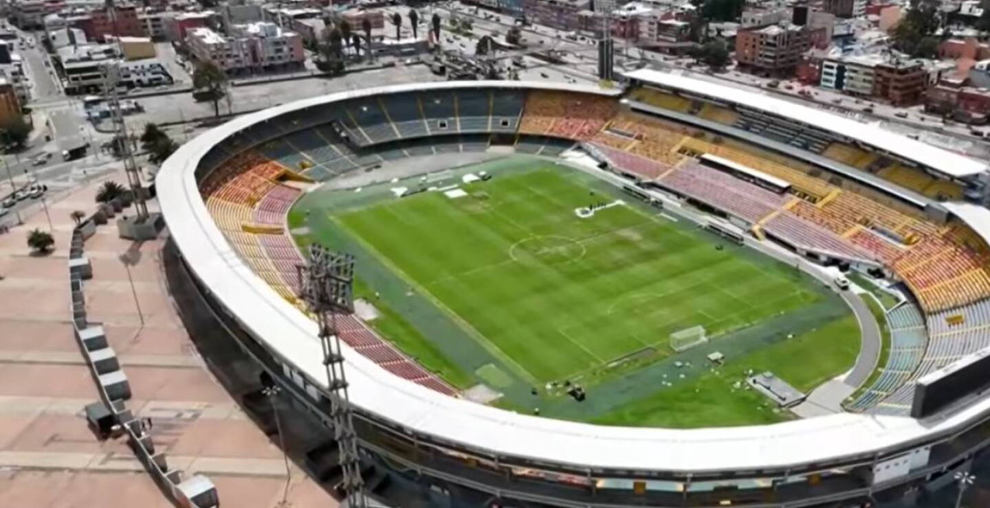 Polémica por fallas en gramilla de El Campín que llevó a suspender 3 partidos: Dimayor se pronunció