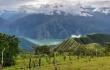 Panorámica del embalse del proyecto Hidroituango