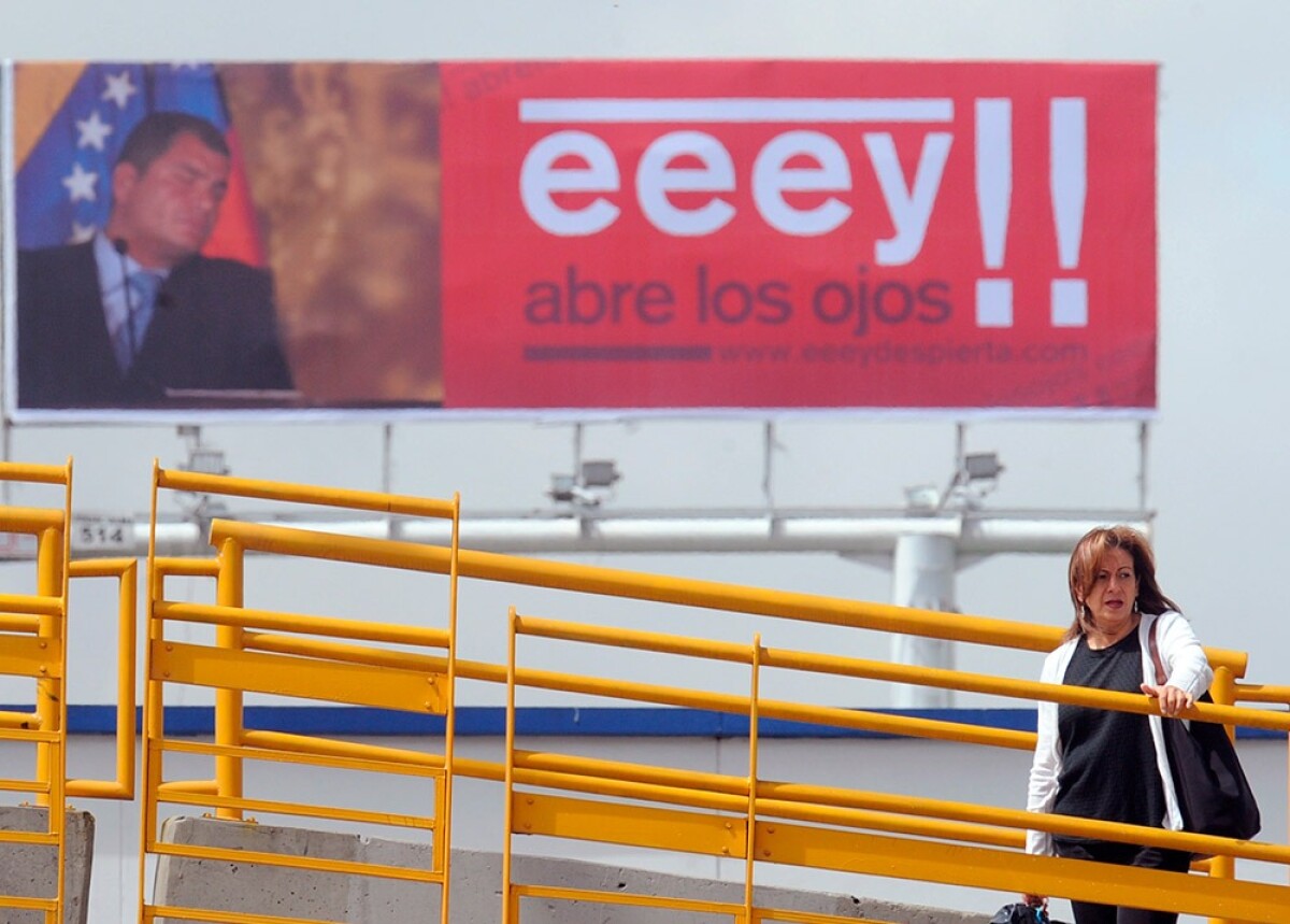 Campaña contra Rafael Correa
