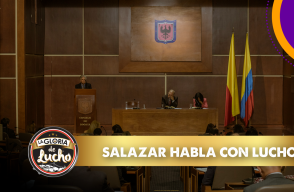 Salazar habla con Lucho.