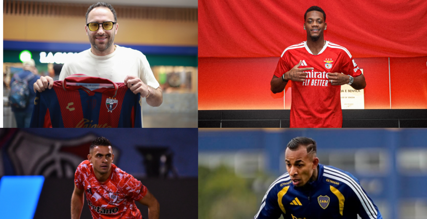 David Ospina, Jhon Duran, Rafael Borré y Sebastián Villa 