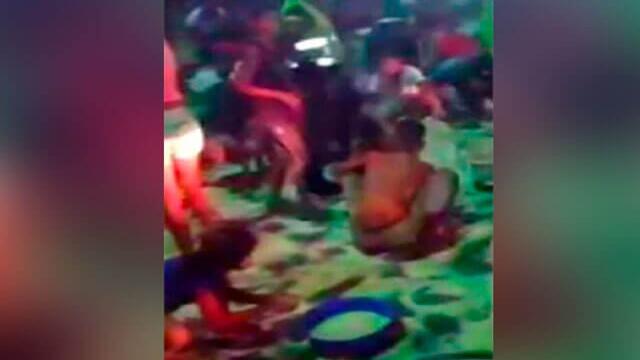 ‘Llovió’ arroz en el barrio La Bendición de Dios en Barranquilla