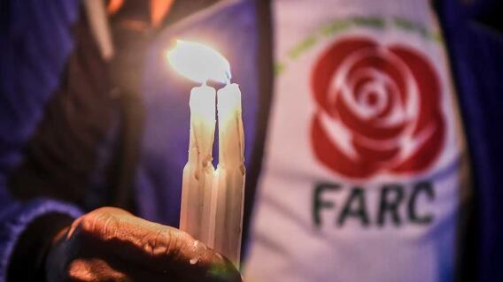 Desmovilización de Farc / AFP, imagen de referencia Desmovilización de Farc / AFP, imagen de referencia