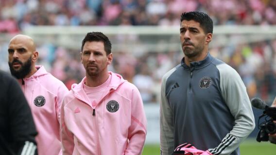Lionel Messi y Luis Suárez Lionel Messi y Luis Suárez