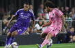 Luis Fernando Muriel (9) en acción de juego en Inter Miami vs. Orlando City por la Leagues Cup. 