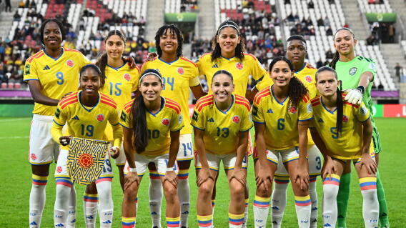 Selección Colombia femenina en el Mundial de Polonia 2026.