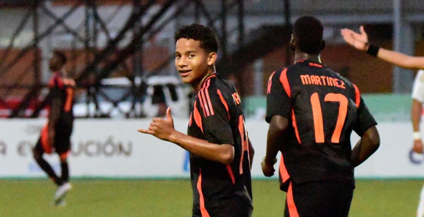 Carlos Daniel Bacca marcó gol con la Selección Colombia Sub-15.