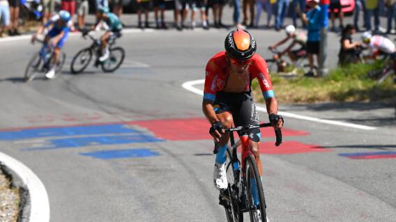 Santiago Buitrago, en la etapa 12 del Giro de Italia 2022 Santiago Buitrago, en la etapa 12 del Giro de Italia 2022