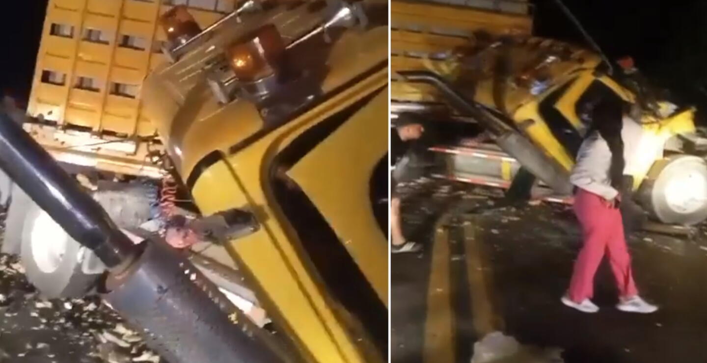 Vehículos de carga chocaron de frente en el Magdalena Medio: hay tres muertos