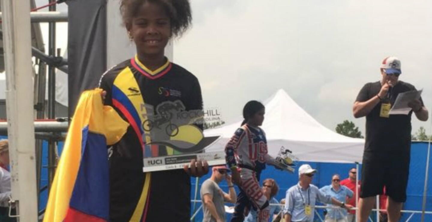 288397_Blu Radio / Una Vallecaucana obtuvo el segundo título para Colombia en Campeonato Mundial de BMX / Cortesía