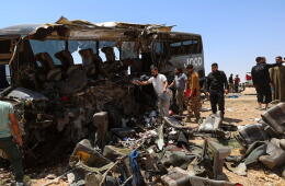 Choque entre dos buses en Siria deja al menos 35 muertos y 30 heridos