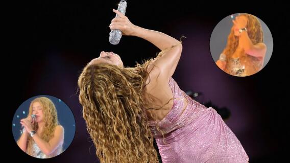 El llanto de Shakira cantando 'Última' en México El llanto de Shakira cantando 'Última' en México