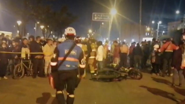 Motociclista asesinado Motociclista asesinado