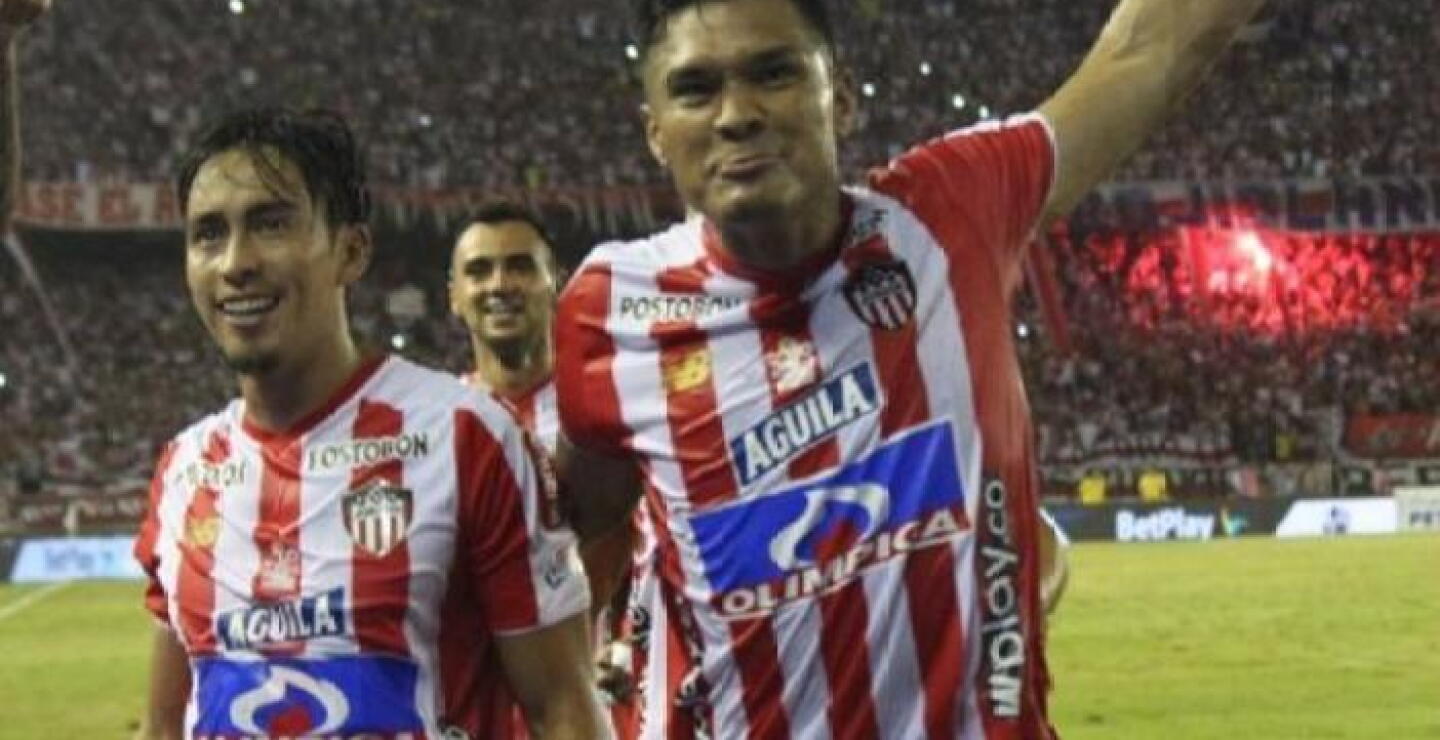 350457_Teófilo Gutiérrez celebra con el Junior - Foto suministrada