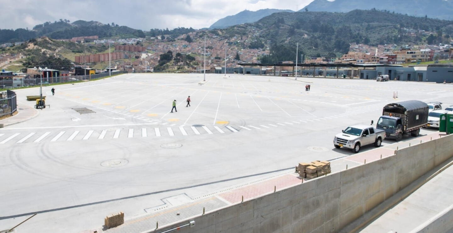 El patio taller La Reforma de TransMilenio que está próximo a entregar importante obra. 