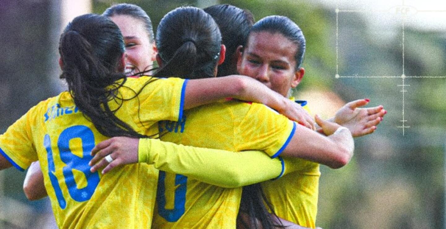 Selección Colombia femenina en el Sudamericano Sub-20.