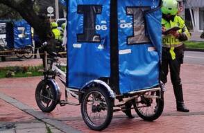 343730_BLU Radio. Bicitaxi. Foto: Referencia Sector Movilidad Twitter