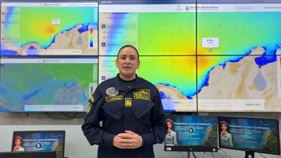 Capitán de fragata Rossny Carranza, subdirectora del CIOH.