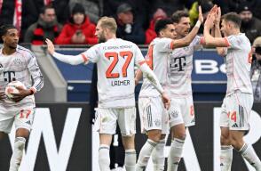 Bayern Múnich en uno de los partidos en la Bundesliga.