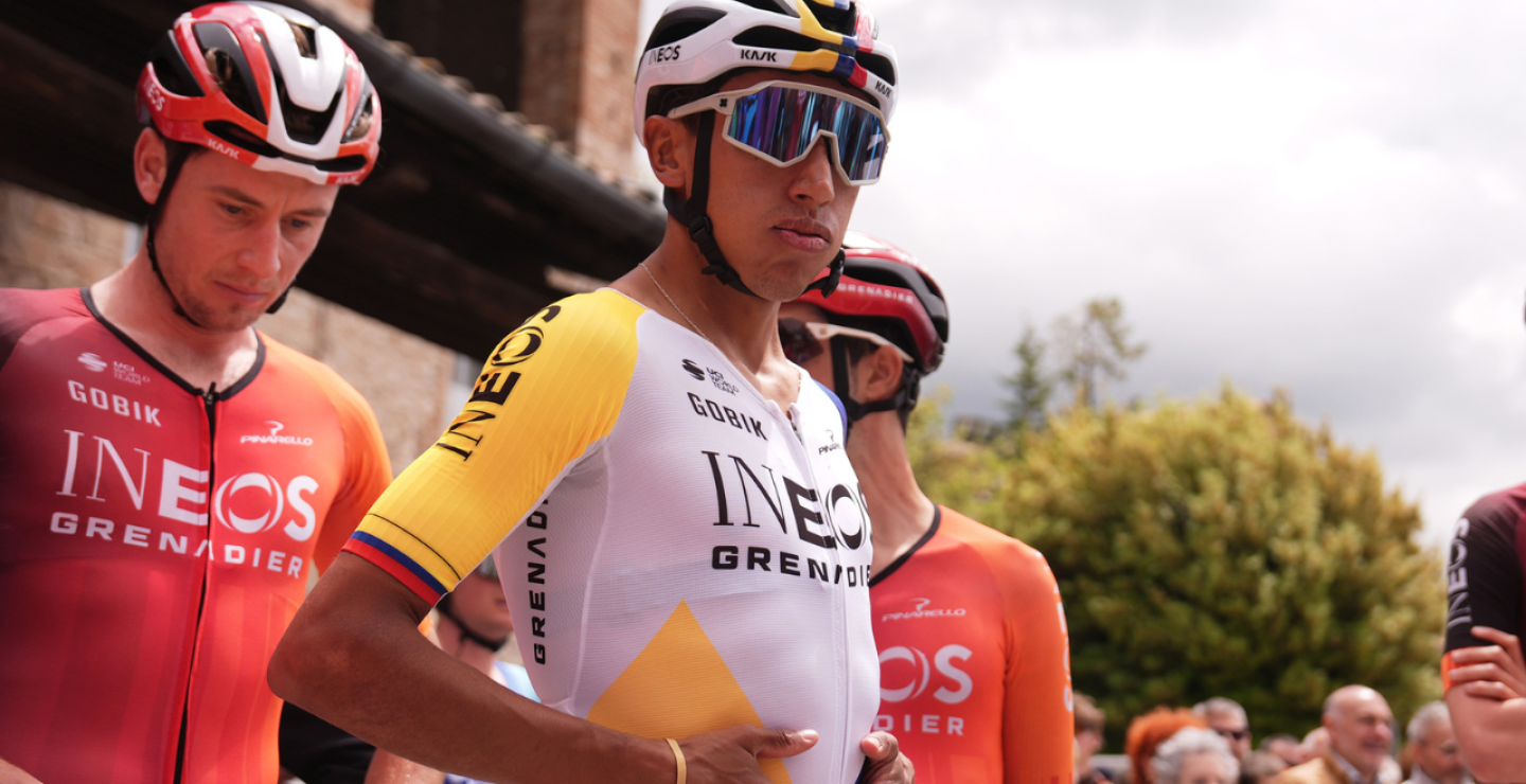 Egan Bernal (INEOS Grenadiers), uno de los ciclistas colombianos en el Giro de Italia 2025