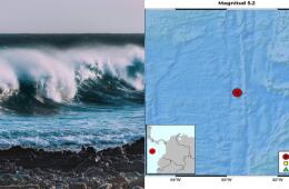 Temblor de magnitud 5.2 sacude el océano Pacífico cerca de las costas de Panamá y Colombia