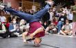 Luma, deportista break dance. 
