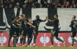 Jugadores del Bayern Múnich y un festejo de gol en la Copa de Alemania. 