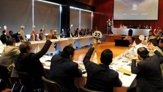 373147_Votaciones en la Dimayor. Foto: Twitter Dimayor