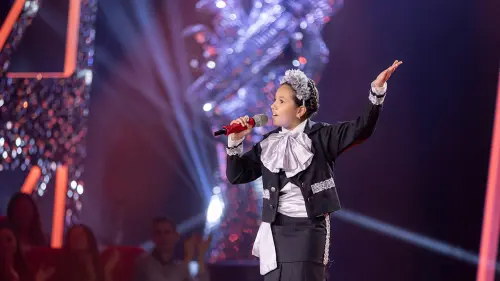 Daniela Silva en La Voz Kids 2024.