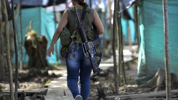276412_BLU Radio Cinco menores de edad se negaron a salir de las filas de las Farc en Antioquia / Foto de referencia: AFP