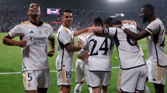 Jugadores del Real Madrid.
