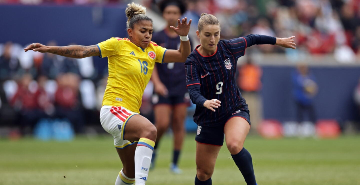 Selección Colombia femenina vs. Estados Unidos en la SheBelieves Cup 2026.