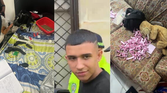 Sonriente ante las cámaras, alias ‘Julito’ quedó con medida de aseguramiento en centro carcelario por decisión de un juez.jpg