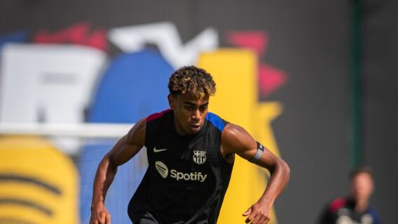 Lamine Yamal, jugador del Barcelona. Lamine Yamal, jugador del Barcelona.